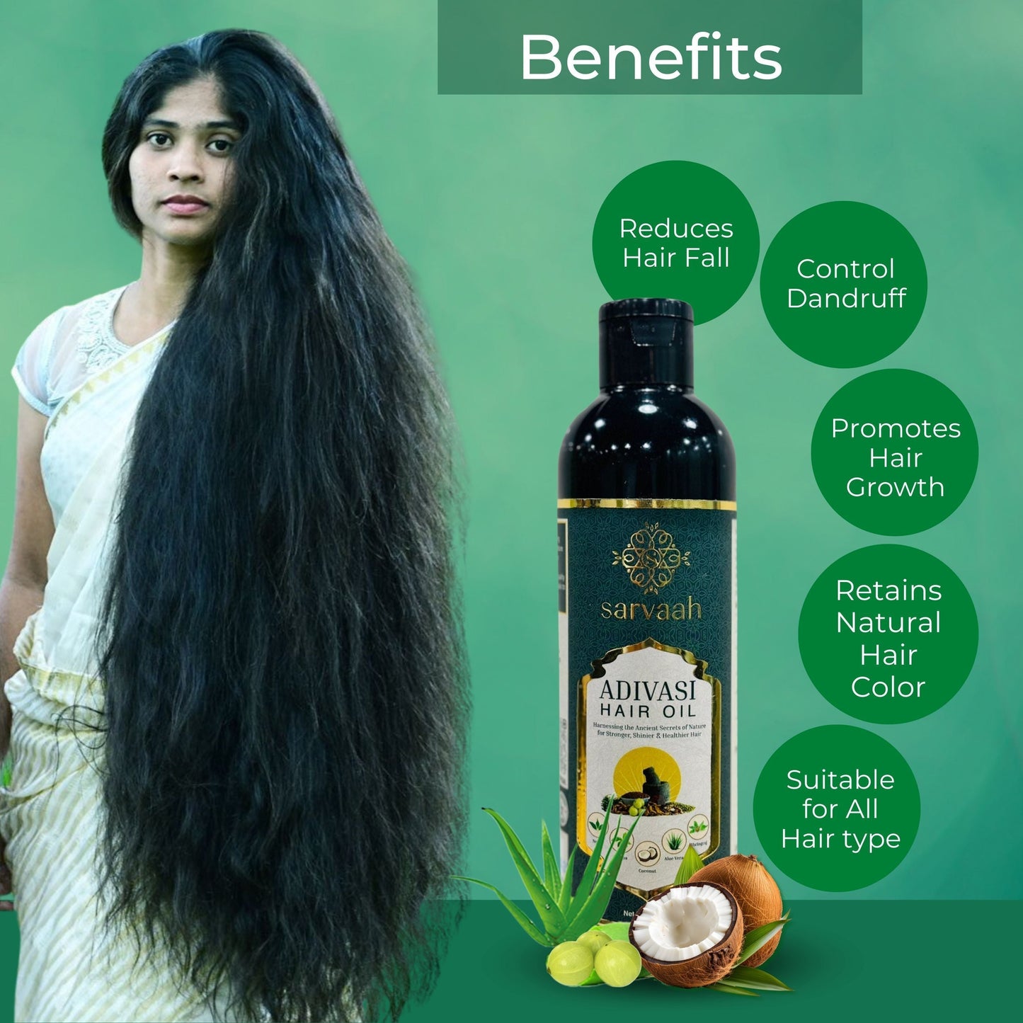 India's No.1 Original Adivasi Herbal Hair Oil