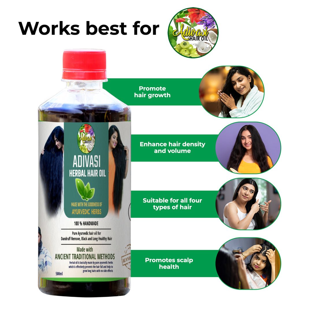 India's No.1 Original Adivasi Herbal Hair Oil