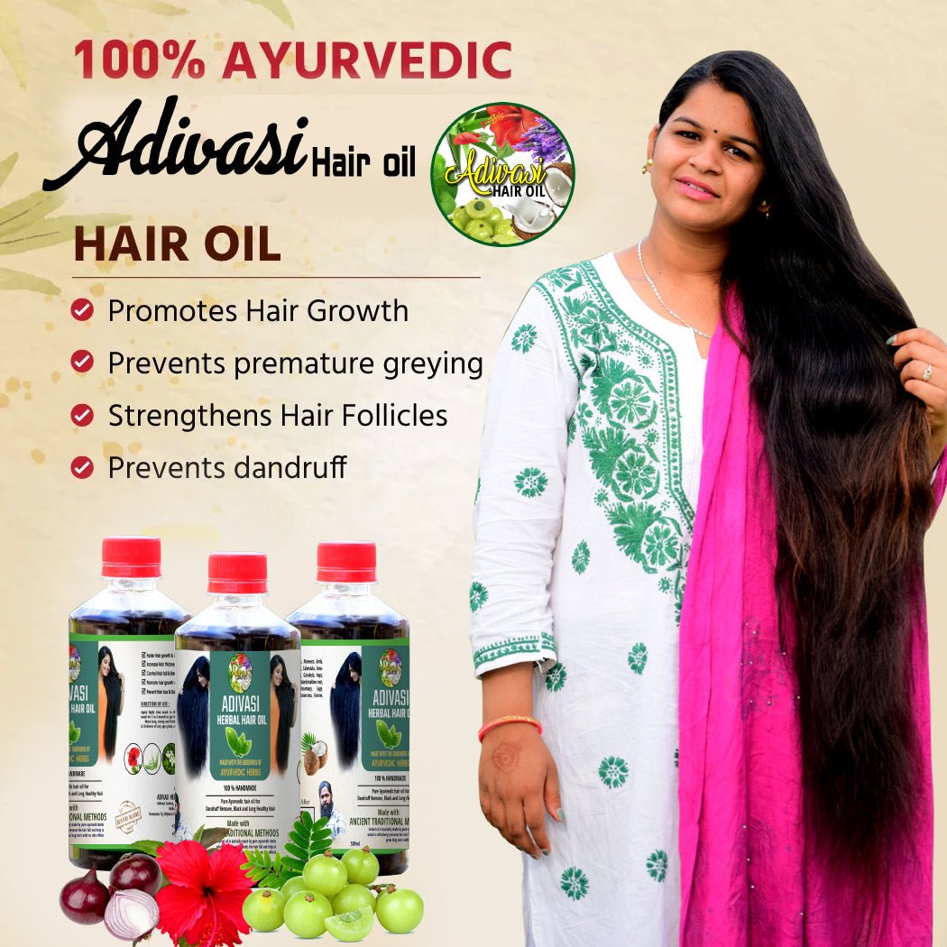 India's No.1 Original Adivasi Herbal Hair Oil