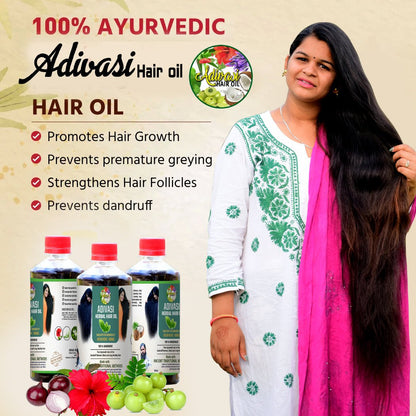 India's No.1 Original Adivasi Herbal Hair Oil