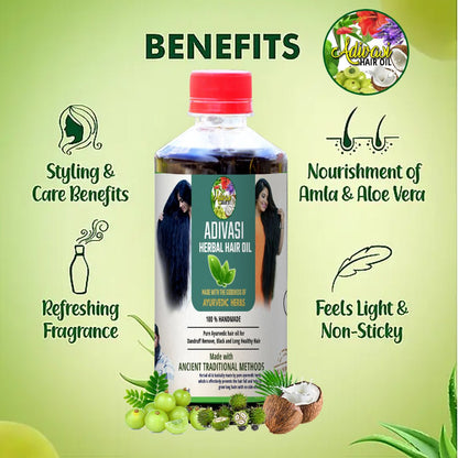 India's No.1 Original Adivasi Herbal Hair Oil